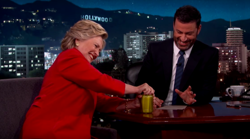 Hillary Clinton must now open pickle jars to prove she is fit for presidency. Clinton’s been accused