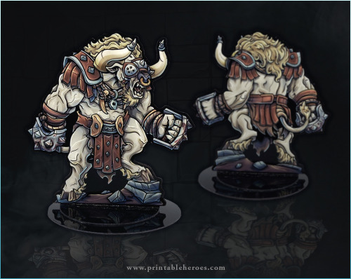 Added some Minotaur paper miniatures and their VTT files to the catalog. You can snag files for ‘em 