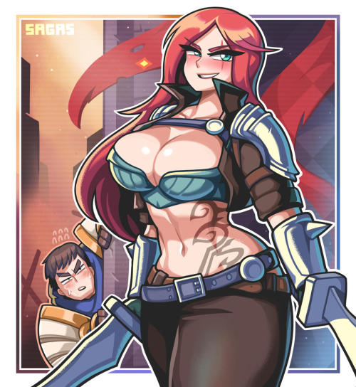 Katarina  and Garen.. twitter.com/Sagas293/status/1418888091721289728