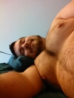 bearberlycrusher:  It has been an emotionally exhausting week. Anyone want to cuddle with me? WARNING: Cuddling with me will likely lead to sex. 