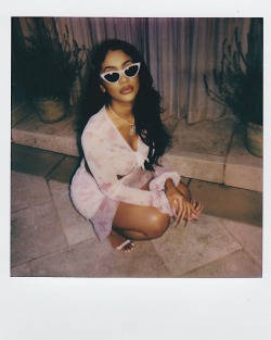 glossyfilm:Saweetie Polaroids By Brandon Almengo. 