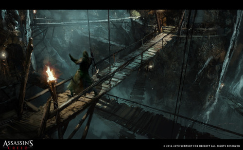 Concept arts from the Assassin&rsquo;s Creed Movie by Kamen Anev showcasing various elements in deta