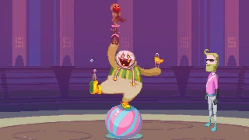 clownsoftheday: Today’s Clown is: Dropsy the Clown (and his dog) from the game Dropsy! Dropsy 