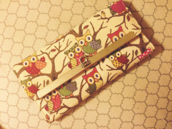 Got a new wallet today. It has owls on it.