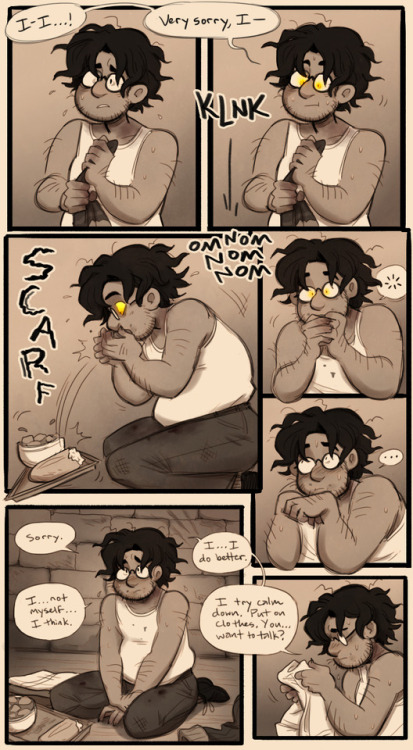The saga of Luka (my little werewoof pianist) continues as, after being bitten twice by a vampire, h