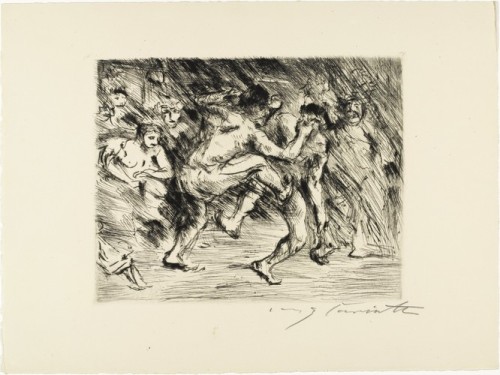 Odysseus and the Beggar (Odysseus und der Bettler) from Compositions (Kompositionen), Lovis Corinth,