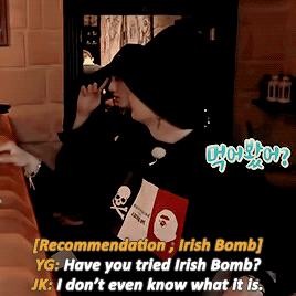 bwinkook:What is friendship? It’s Irish Bomb.