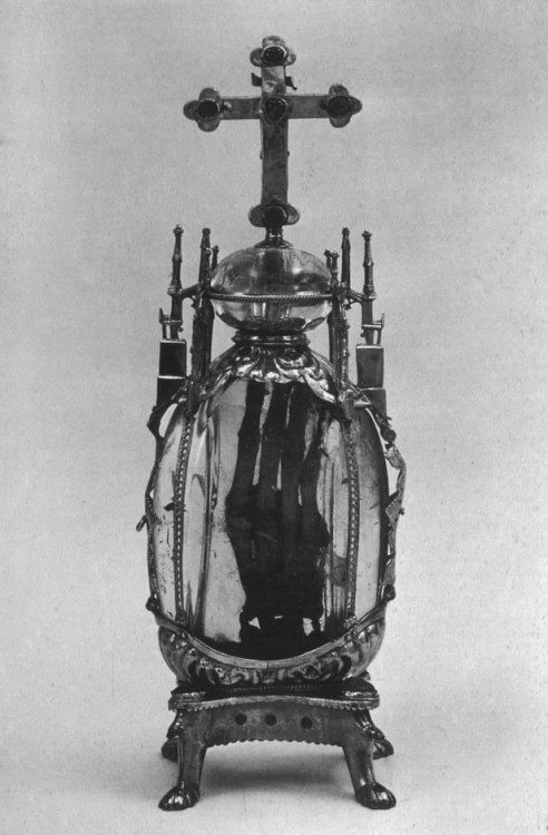 Hand Reliquary of Saint AttalaFrench (Strasbourg), before 13th Century