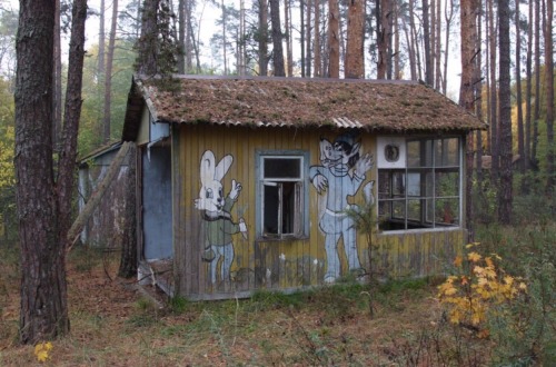 fuckyeahabandonedplaces:Summer Camp within the Chernobyl exclusion zone
