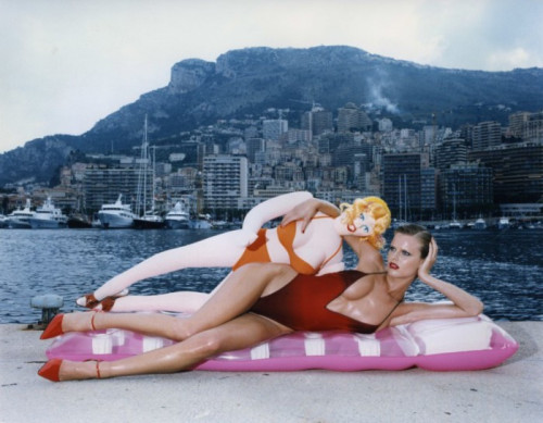 lelaid:Eva Herzigova by Helmut Newton, Monte Carlo, 1997