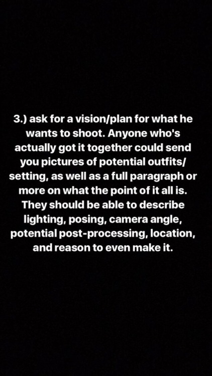swolizard:  Instagram story today about male “photographers” and how to help potentially pick out the bad ones so you never have to deal with a bad experience shooting