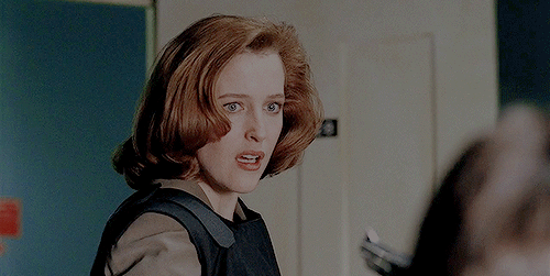 riveralwaysknew:  Modell: Your turn Scully, gotta play by the rules. Pull the trigger,