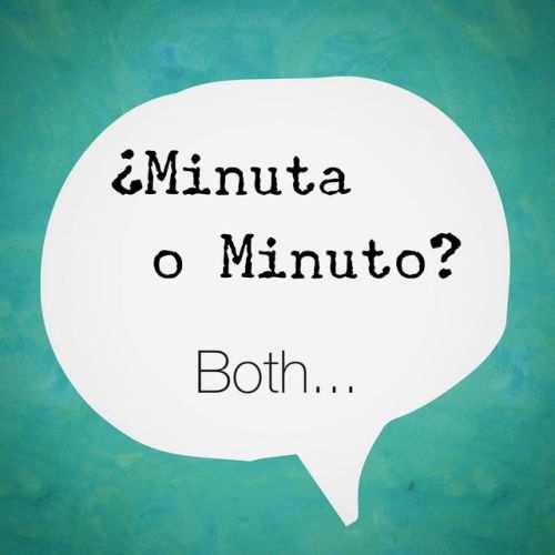 Yes, both are correct, they just mean different things. • Escribí la MINUTA de la reunión en un MINU