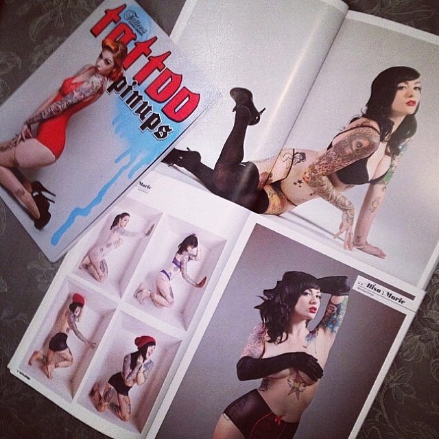 nekomarie:  Did you get a copy? ^_^ #pinups #australia #magazine #australiantattoo