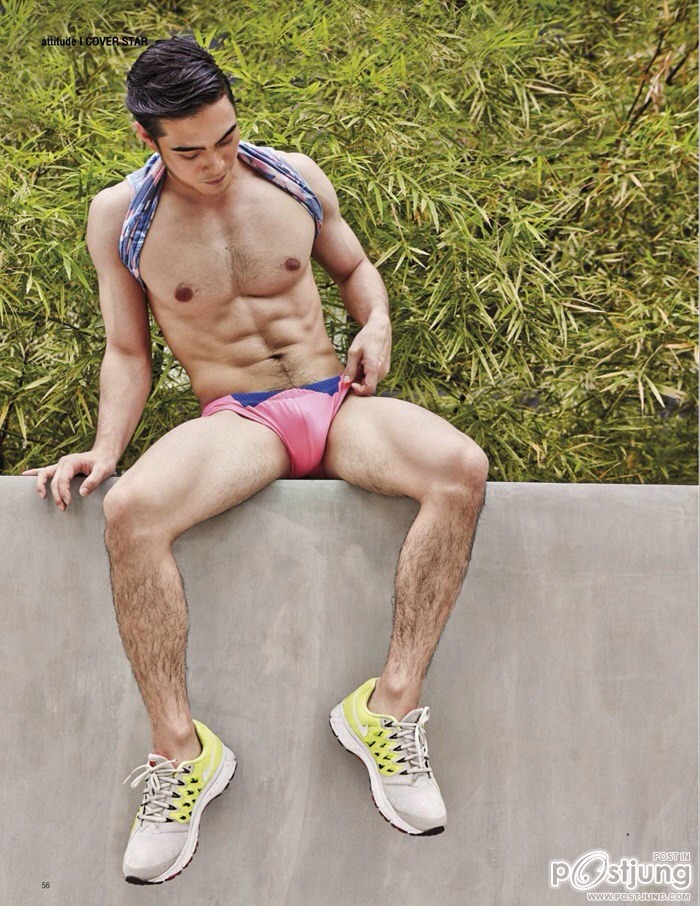 rebelziid:  Kirit - Attitude Thai Cover Model  [ Hunky model cover Attitude Thai