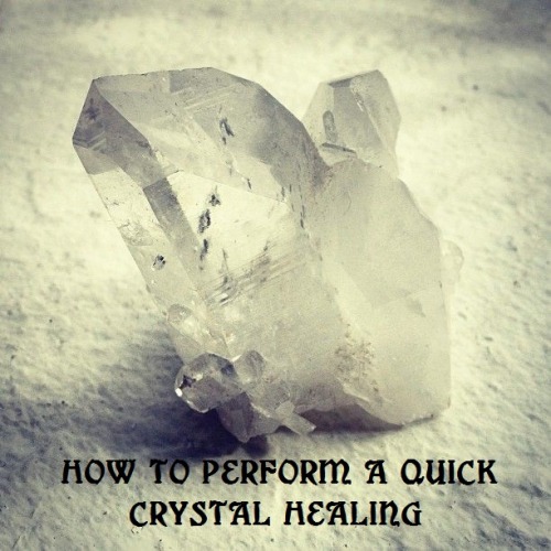 moonlightkingdom: 1. Hold your healing crystal in a fisted hand a few moments and let the crystal&rs
