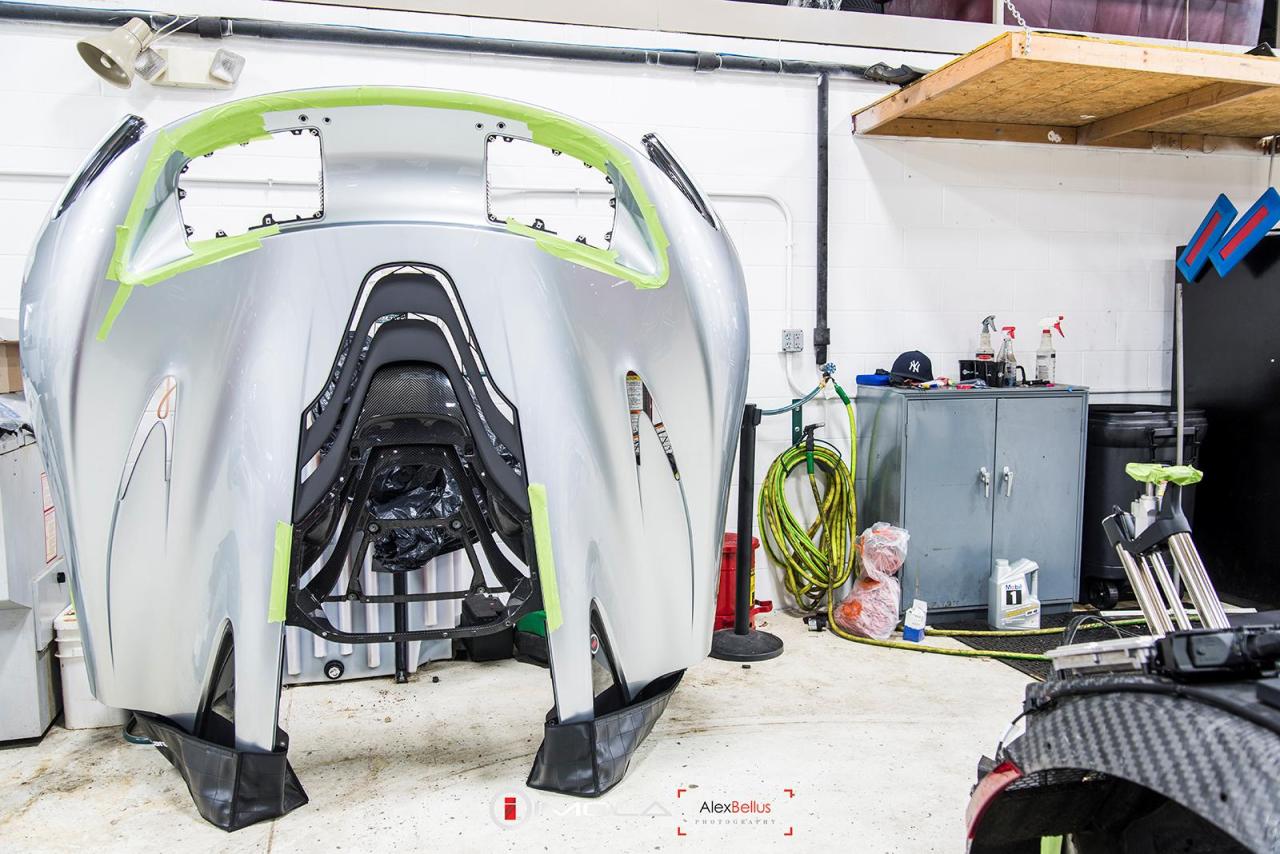 mclaren-soul:  Great shots of a McLaren P1 stripped down. More here 