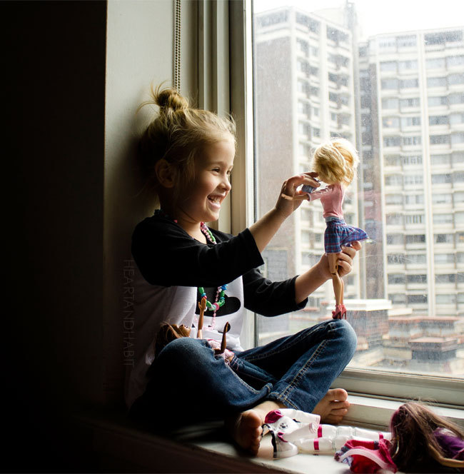 By watching Harlow dress up her Barbie dolls, Brandy is able to see Harlow’s creativity and imagination run wild! Read Brandy’s full story here: http://bit.ly/1zlq08N