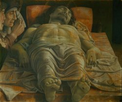 italianartsociety:  Italian painter and printmaker Andrea Mantegna died on this day in 1506 in Mantua, where he had served the Gonzaga dukes as court artist for almost half a century. Mantegna, one of the leading artists of the later Quattrocento, is