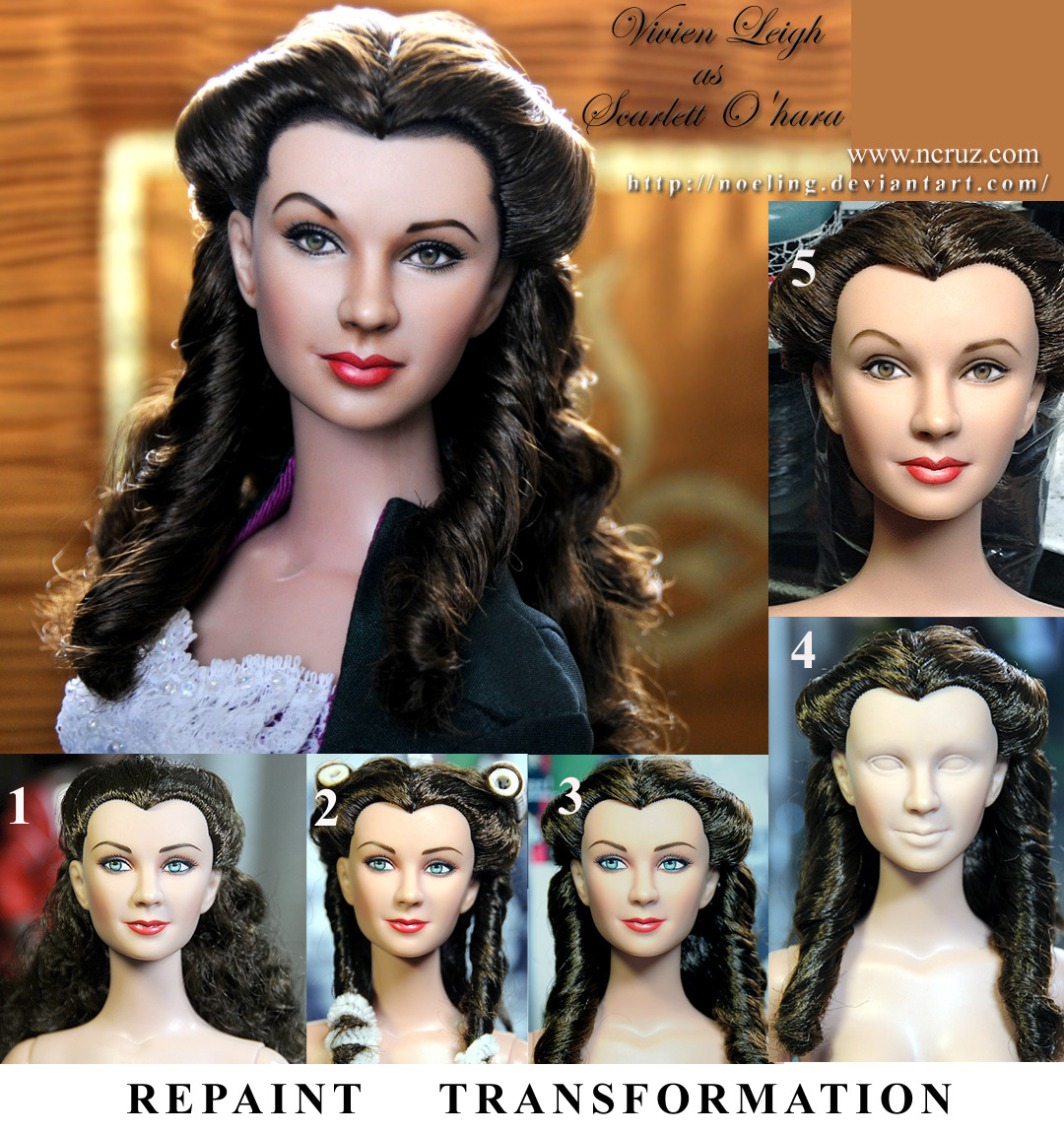 withthebarenecessities:  seraphica:  Filipino-born artist Noel Cruz restyles dolls