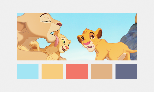 XXX wintarsfell: the lion king color palette photo