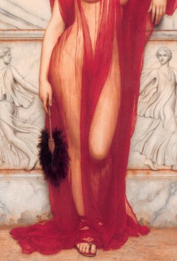  JOHN WILLIAM GODWARD, Athenais, 1908 (detail) 