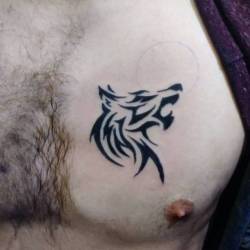Recent Tattoo.    #Ink #Tattoos #Chelsea #Boston  #Ravenseyeink #Tattoo #Wolf  #Tribal