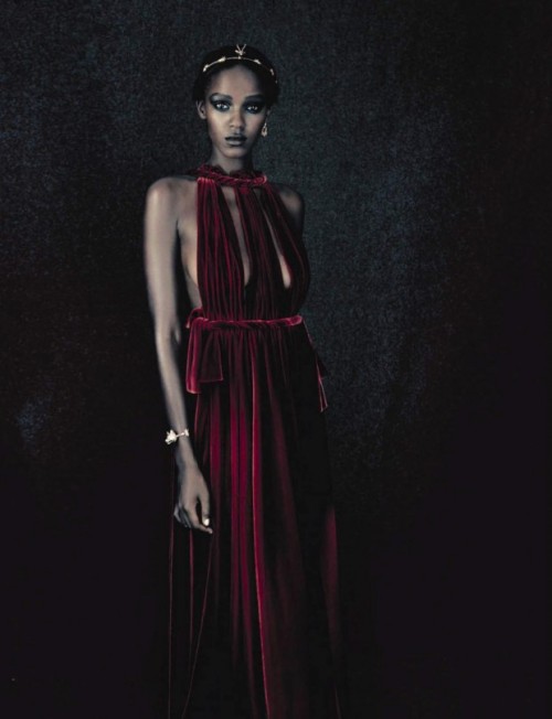 global-fashions:  Leila Nda - Vogue Italia September 2015photos Paolo Roversifashion editor Panos Yiapanishair Shuko Sumidamakeup Val Garland 