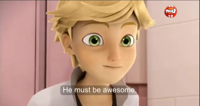 soggywarmpockets:  True story, when Adrien went over to Marinette after Le Dessinateur
