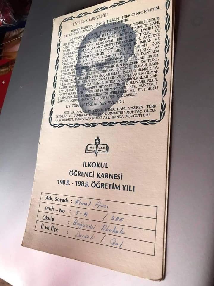 Bu karneyi alan fosiller...