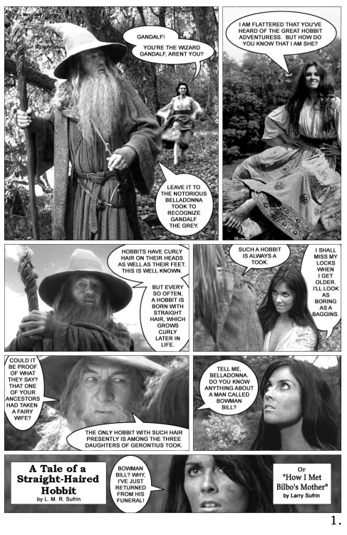  Page one of the comic book adaptation of Peter Jackson’s prequel to “The Hobbit.”  (All about the m