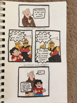 wicked-ghoul:  Been meaning to draw these comics for a while but didn’t get around to them until recently.Steven Universe © Rebecca SugarArt © @wicked-ghoul