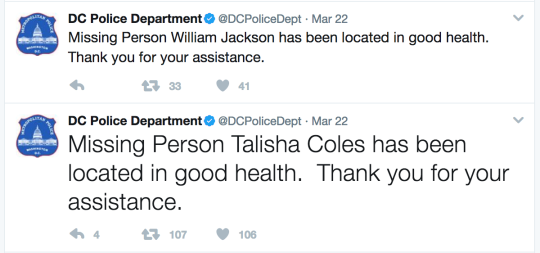 PSA: THERE IS NOT A PLAGUE OF DISAPPEARING CHILDREN IN DC