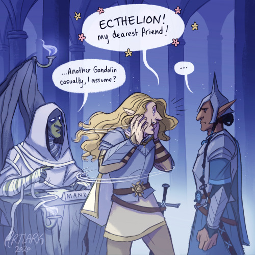 artlark:The Fall of Gondolin was… a busy day for Mandos.