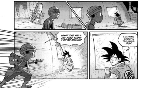 mcnostril:This joke gets less funny the more I do it but then I discovered that Goku creepin’ is som