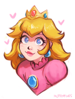 muffinpines:Peach is just so cute :D 