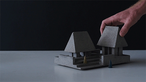 Concrete incense temple complex @thuhstudio​ or ThuhShopAlways so casual ‘’ Oh