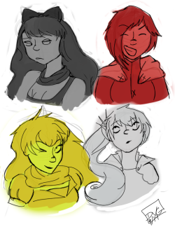 onepersonscrazyness:  F team Twilight or whatever the hell we went through I’m team RWBY