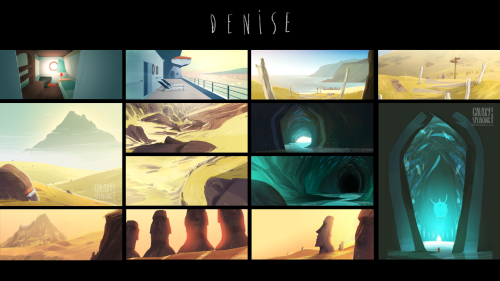 galaxyspeaking:  galaxyspeaking: Denise : a Supinfocom graduation movie, coming in 2014 Denise is the story of an obese young woman, going on a hiking trip to Easter Island. Despite her obvious problem, she decides to walk through the island, and enjoy