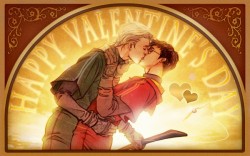 Happy Valentine&rsquo;s Day: Draco x Harry (Harry Potter) by Doris.