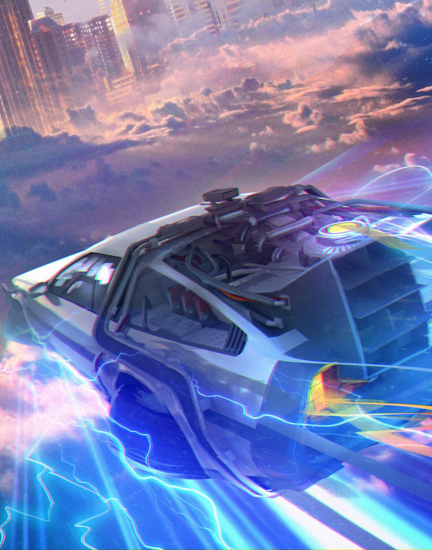 cyberclays:   Back to the Future 4 garage concept  - by  Sylvain Sarrailh  “Last