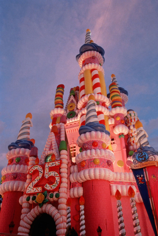 the-disney-delete:  WDW’s 25th Anniversary Castle: It actually overpowered sunsets