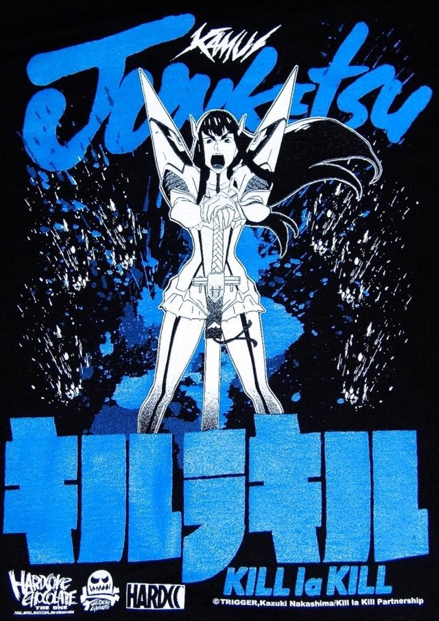 c4ps3p:  Hardcore Chocolate’s badass KILL la KILL t-shirts 