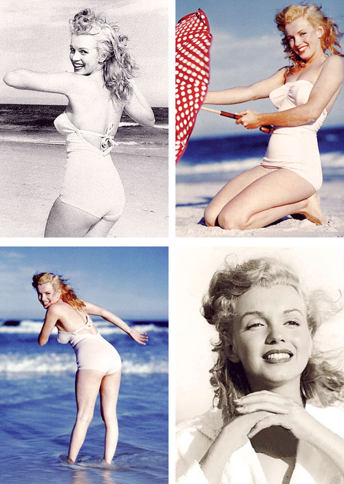 quieroalasparavolar:  Marilyn Monroe photographed by Andres De Dienes 