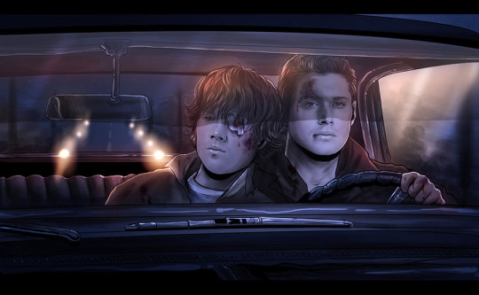 Supernatural wincest fan art