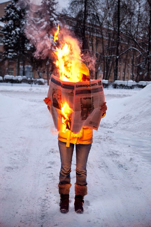fer1972:  Burning News: Photography by Tim Parchikov 