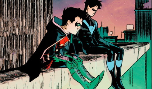 nytewing: Dick Grayson and Damian Wayne in Nightwing #20