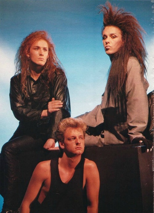 Steve Coy, Mike Percy and Pete Burns (Dead Or Alive)