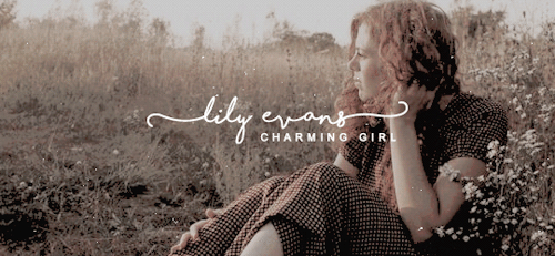 queeniegoldtsein: lily evans. vivacious, you know.  (insp.) url graphic for » @lilly