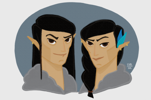 lyriumdreaming:Trying out a new style with everyones favourite stealth twins in honour of yours trul